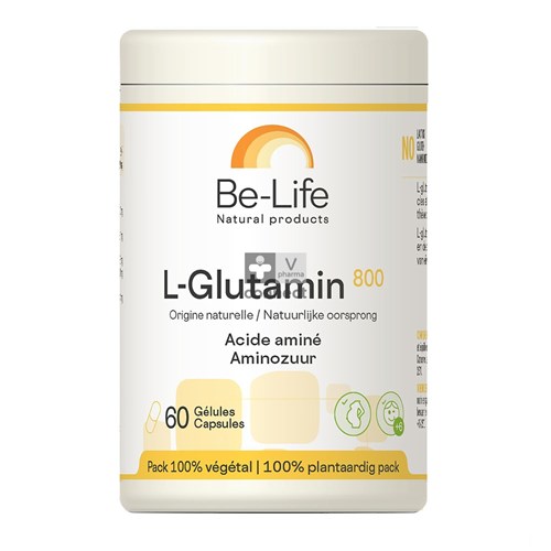 Be-Life Glutamin 800  60 Gélules