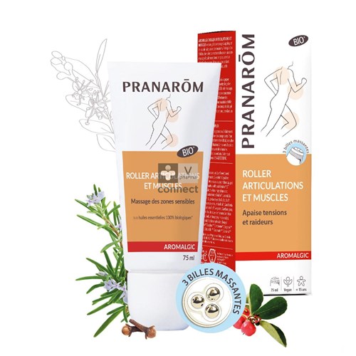 Pranarom Aromalgic Roll Articulations & Muscles Bio Eco 75 ml