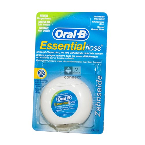 Oral B Tandzijde Essential Floss Muntsmaak 50 m