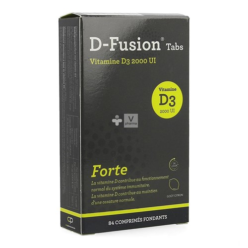 D-Fusion Tabs 2000 84 Comprimés Fondants