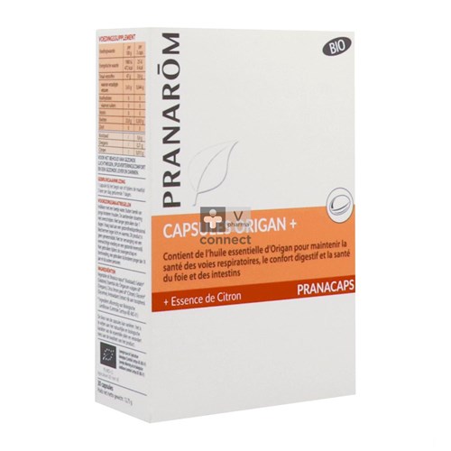 Pranarom Bio Oregano+ 30 capsules