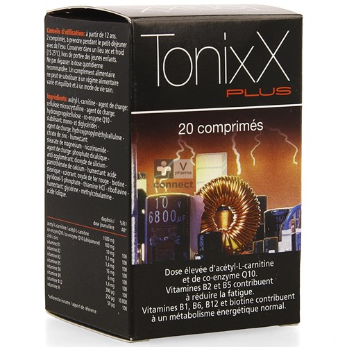 Tonixx Plus 20 Comprimés