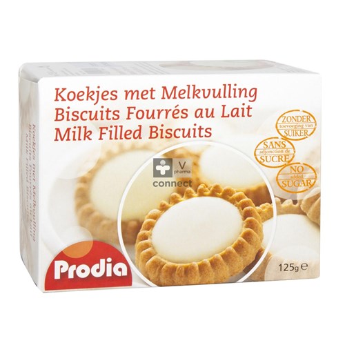 Prodia Biscuits Fourrés Lait 125 g