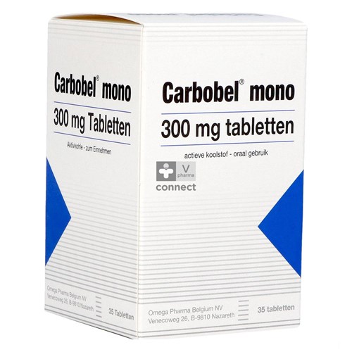 Carbobel Mono 300mg Comp 35