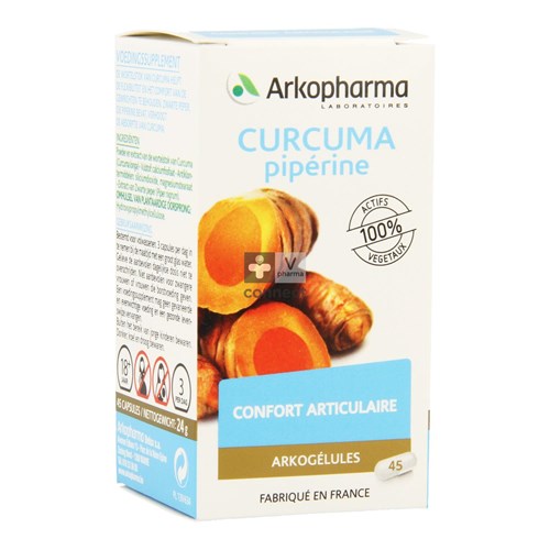 Arko Curcuma + Piperine 45 Gélules