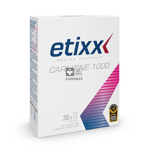 Etixx Carnitine 1000   30 Comprimés