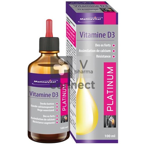 Mannavital Platinum Vitamine D3 100 ml