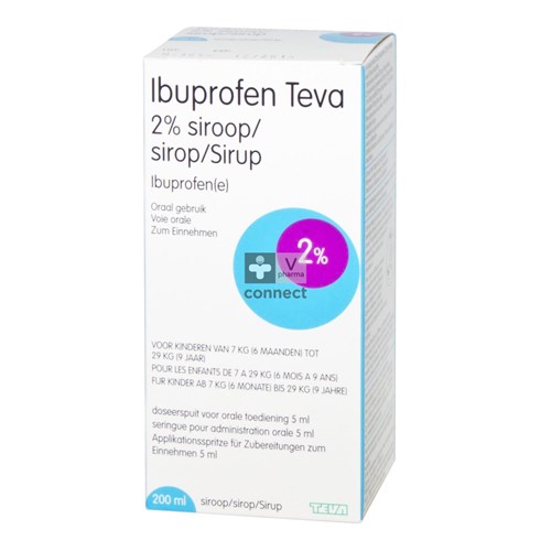 Ibuprofen Teva Sirop 2 % 200 ml