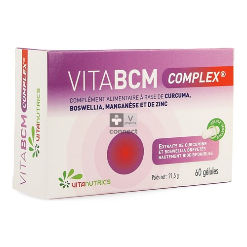 Vitanutrics Vitabcm Complex 60 Gelules