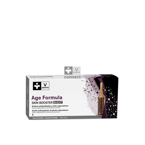 VPharma Age Formula Skin Booster Nuit 30 Ampoules