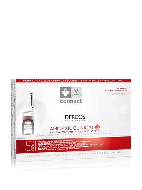 Vichy Dercos Aminexil C5 Vrouw Amp21x6ml Promo-15€
