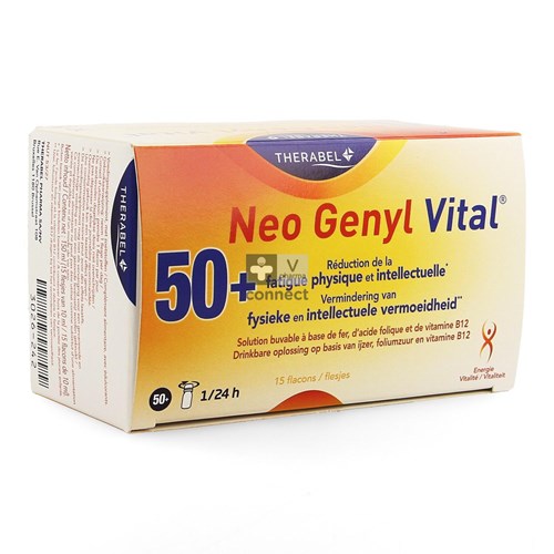 Neogenyl Vital +50 Solution Buvable 15 Ampoules