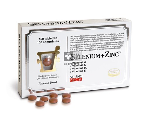 Selenium + Zink 150 tabletten Pharma Nord