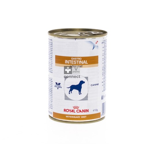 Royal Canin Veterinary Diet Canine Gastro Intestinal Low Fat 410 g 12 Boites