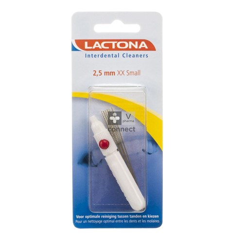 Lactona Interdental Cleaners XXS Long 2,5 mm 6 Pieces