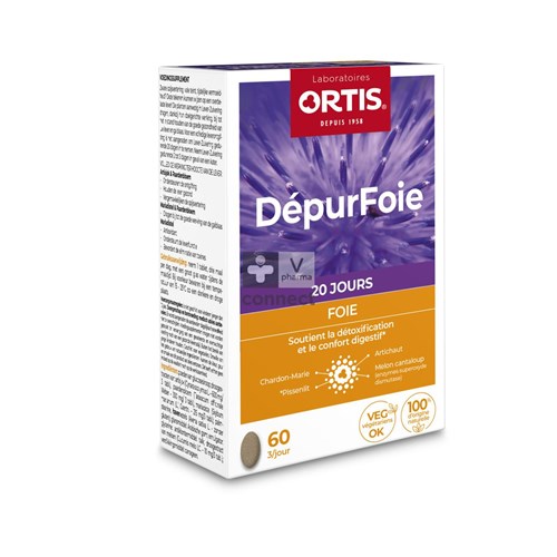 Ortis Methoddraine Lever-zuivering 60 tabletten