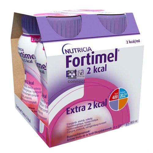 Fortimel Extra 2Kcal Fruits de la Foret 4 x 200 ml