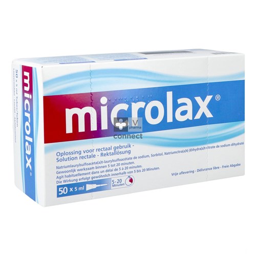 Microlax  5 ml Minilavements 50