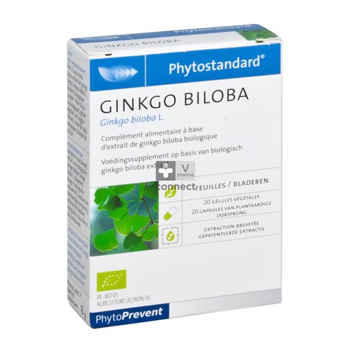Phytostandard Ginkgo Biloba 20 Gélules