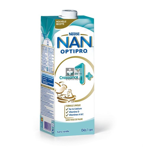 Nestlé Nan Optipro Groeimelk 1 tot 3 jaar 1 l