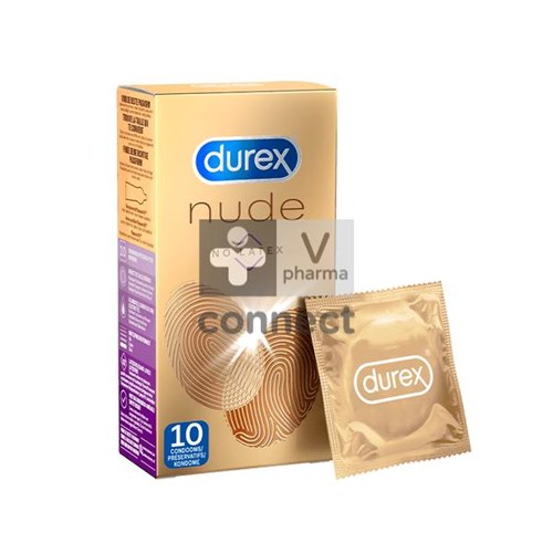 Durex Nude No Latex Preservatifs 10 Pièces
