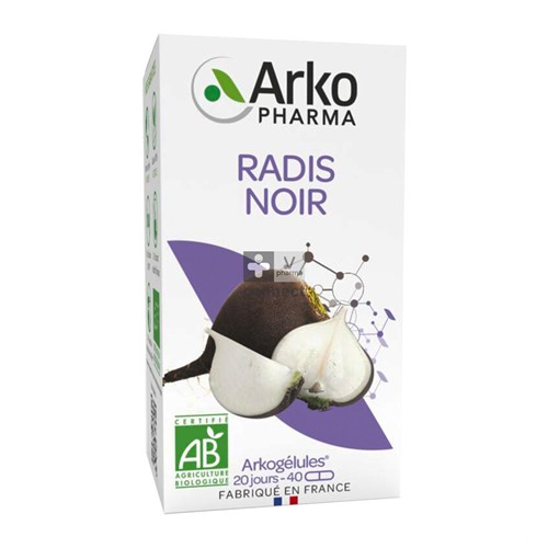 Arko Radis Noir Bio 40 Gelules