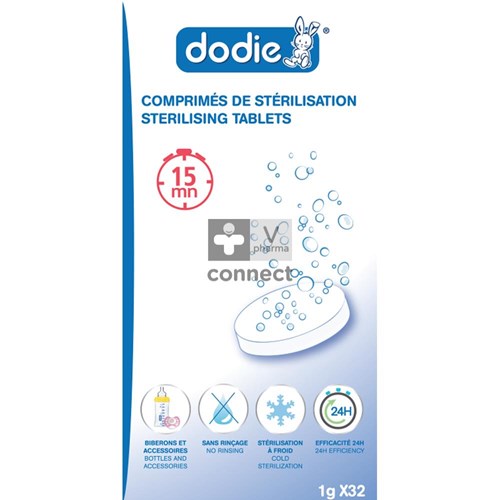 Dodie Sterilisation A Froid 32 Comprimés