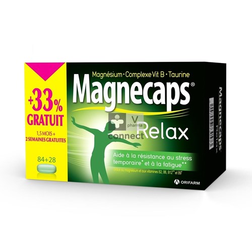 Magnecaps Relax Tabl 84 + 28 Grat.