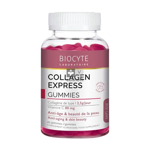 Biocyte Collagen Express Gummies Pilulier 45 Gom.
