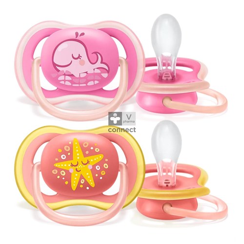 Avent Sucette 6+ Air New Berry Girl