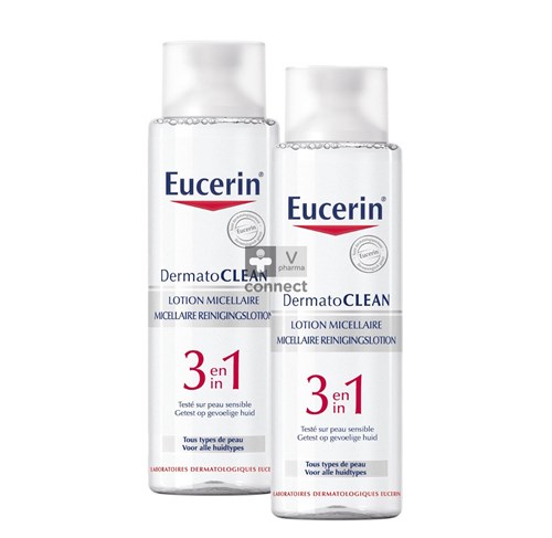 Eucerin Dermatoclean Lotion Micellaire 400 ml 1 + 1 Gratuite