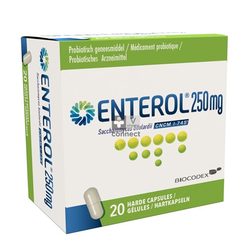 Enterol 250 mg 20 capsules