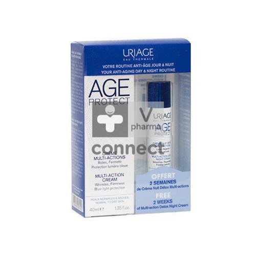 Uriage Kit Age Protect Crème Multi Action 40 ml + Crème Nuit 10 ml Gratuite