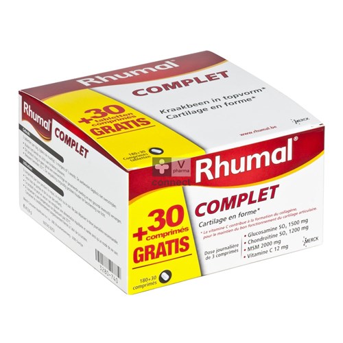 Rhumal Complet 180 Comprimés + 30 Gratuits