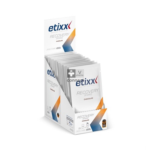 Etixx Recovery Shake Chocolat 12 X 50 g