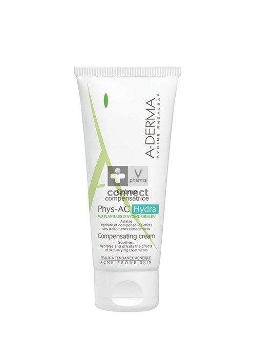 Aderma Phys-ac Hydra Creme Compenserend Tube 40ml