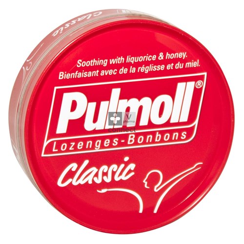 Pulmoll Classic Zoethout-honing Bonbons 45g