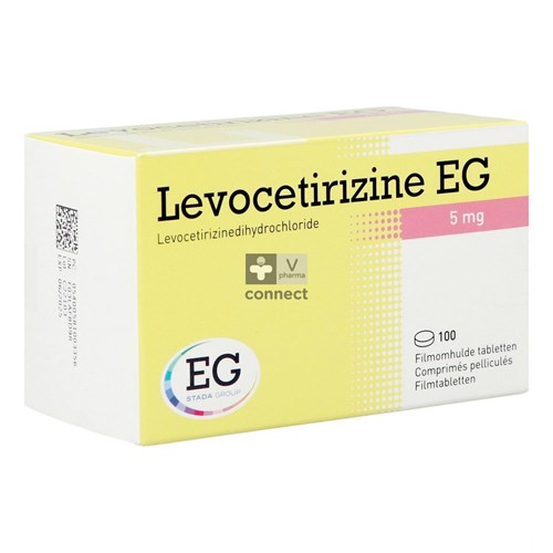 Levocetirizine EG 5 mg 100 Comprimés