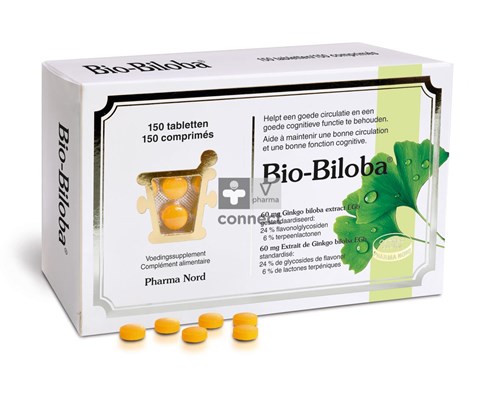 Bio Biloba 60 mg 150 Comprimés Pharma Nord