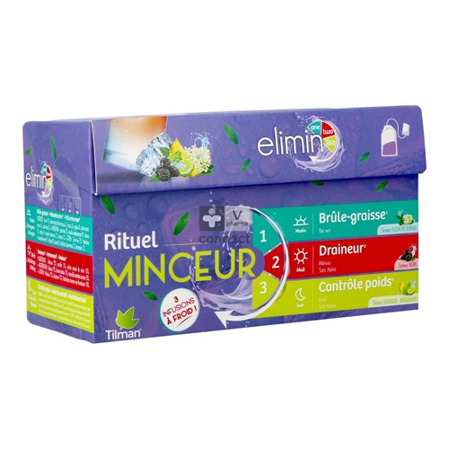 Elimin One Two Tea Purple Tea Bags 3x14