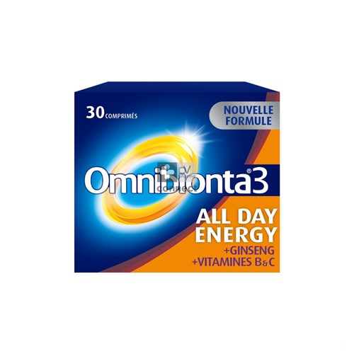 Omnibionta 3 All Day Energy 30 Comprimés