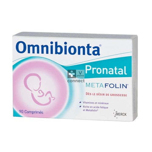 Omnibionta Pronatal Metafolin 90 Comprimés