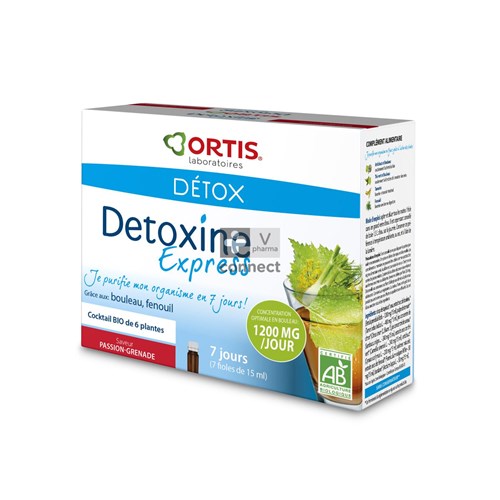 Ortis Detoxine Express Pas Gre Bio 7x15ml