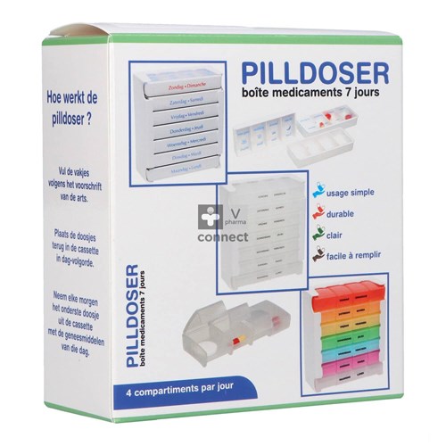 Pill Dose Pilulier XL Semaine Français / Neerlandais
