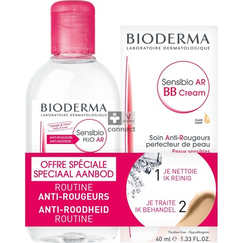 Bioderma Sensibio AR BB Crème 40 ml + H20 AR 250 ml Prix Promo