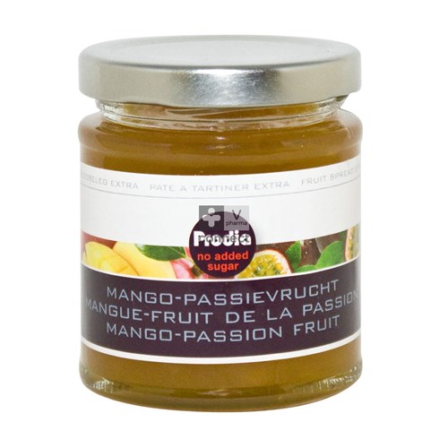 Prodia Pate à Tartiner Extra Mangue/Fruit de la Passion 215 g