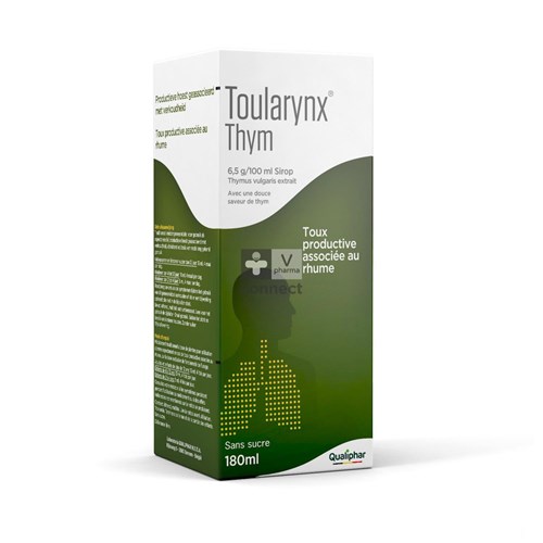 Toularynx Thym Sirop 180 ml Qualiphar
