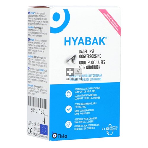 Hyabak Protector 0,15 % Collyre 2 x 10 ml