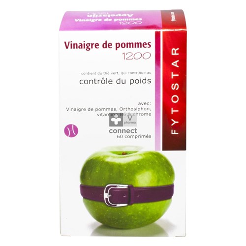 Fytostar Vinaigre Pomme 60 Comprimés