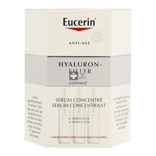 Eucerin Hyaluron Filler Intens.a/rimpel Conc.6x5ml